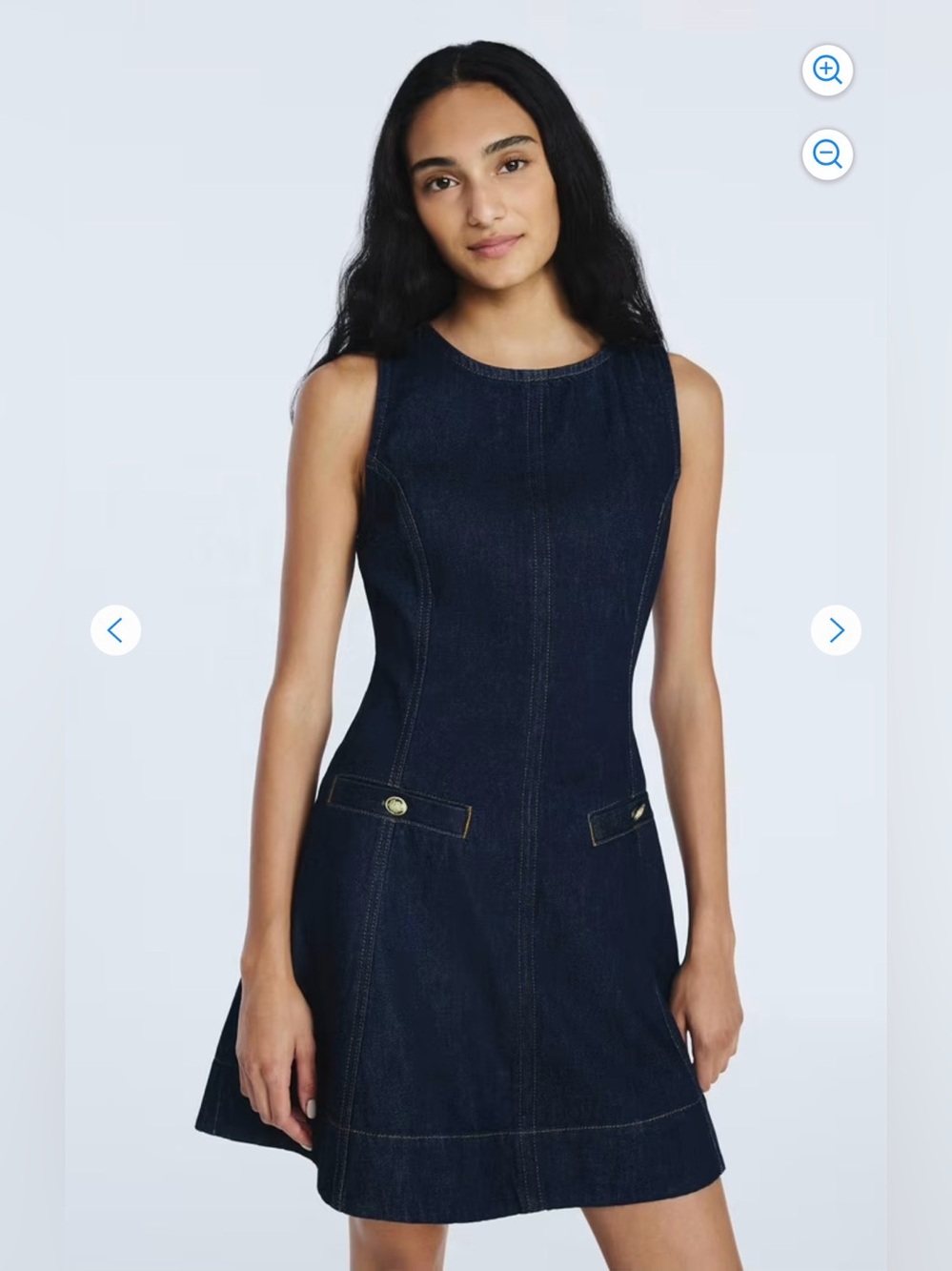 Free Assembly Women’s Sleeveless Denim Mini Dress